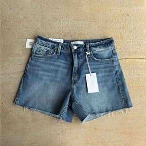 VERVET BY FLYING MONKEY Rebecca Blue Jean Shorts Classic Cut-Off Style